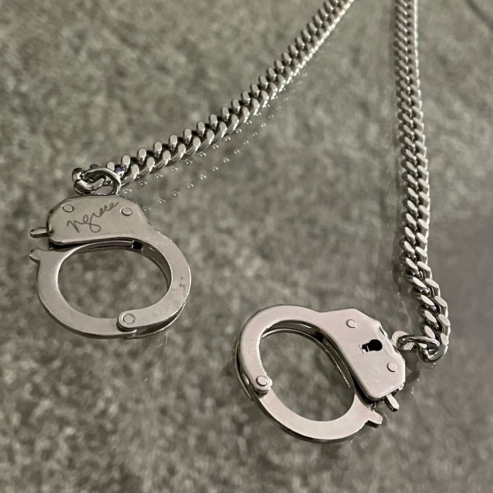 Handcuff Necklace: Nancy Grace